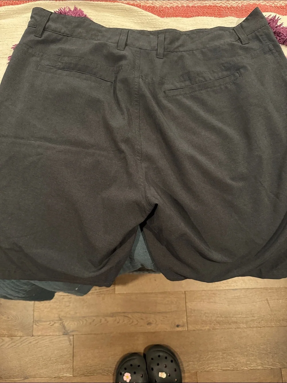 Panama Jack Men's Charcoal Gray Chinos